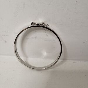 Kate Spade Silver Tone Bow Bracelet